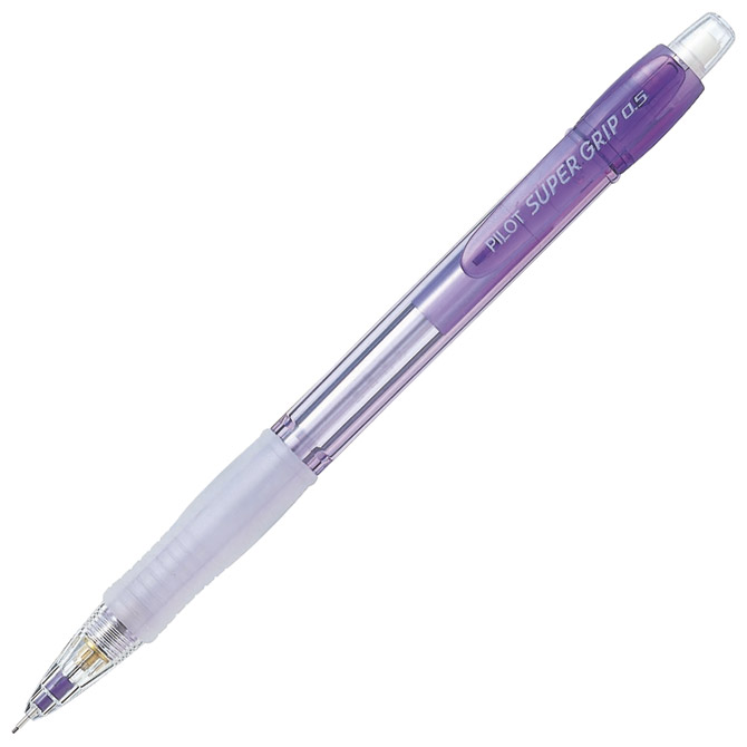 Tehnička olovka 0,5 mm PILOT H-185-N-V Super grip neon ljubičasta