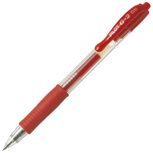 Roler  0,5 mm PILOT BL-G2-5 gel grip crveni