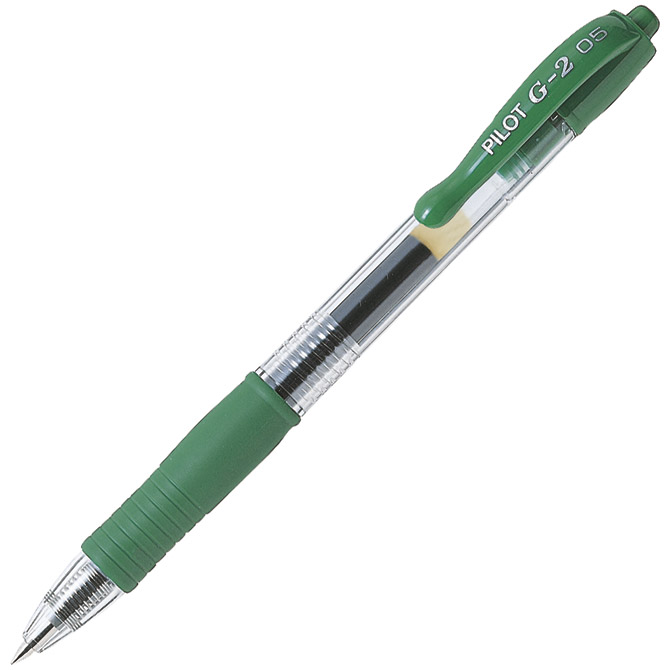 Roler  0,5 mm PILOT BL-G2-5 gel grip zeleni