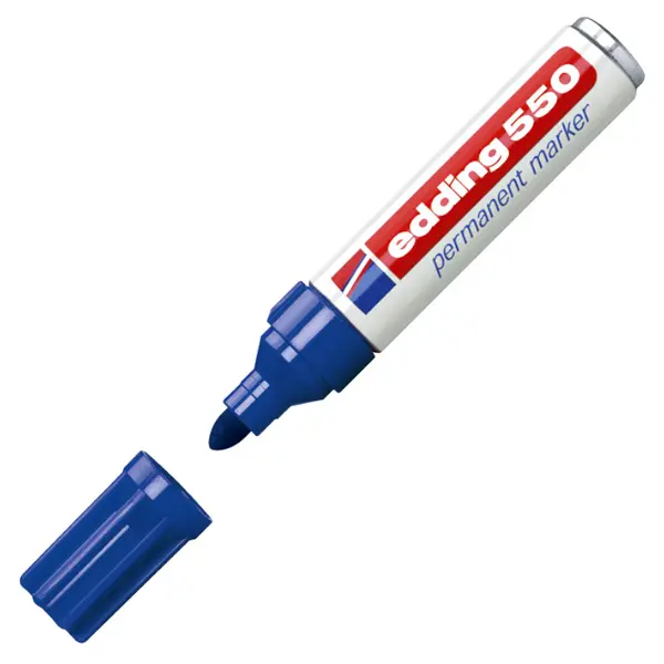 Paletmarker permanentni O.V.  3-4 mm EDDING 550  plavi