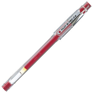 Roler  0,4 mm PILOT G-TEC-C4 gel crveni
