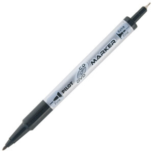 16118 Flomaster permanentni s dva vrha PILOT twin marker SCA-TMCD-B 0,4i 0,7mm crni