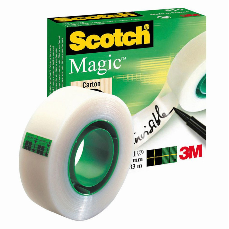Selotejp 19mmx33m SCOTCH Magic-810 prozirno-bijeli