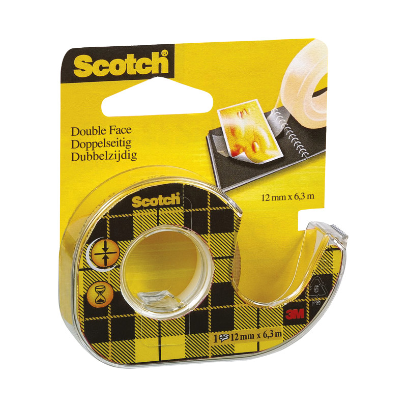 20244 Selotejp obostrano ljepljiv 12mm/ 6,3m SCOTCH-136D proziran