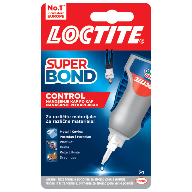 Ljepilo trenutačno u tubi  3 g LOCTITE 2733277 Super Bond Control
