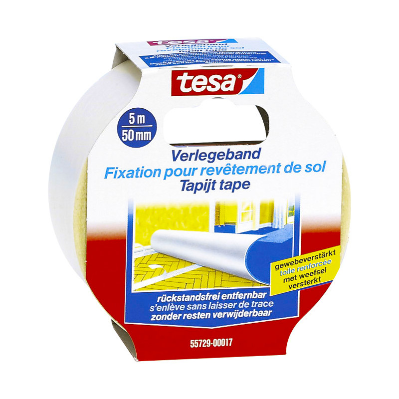 Selotejp obostrano ljepljiv 50mm/5m TESA 55729 Floor bijeli