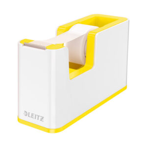 Stalak za selotejp 19/33 sa selotejpom LEITZ 53641016 Wow bijelo-žuti
