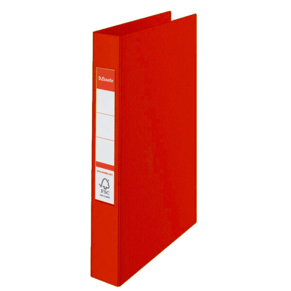 Prospekt mapa 4r/fi 25mm/35mm džep i etiketa A4 ESSELTE 14459 crvena
