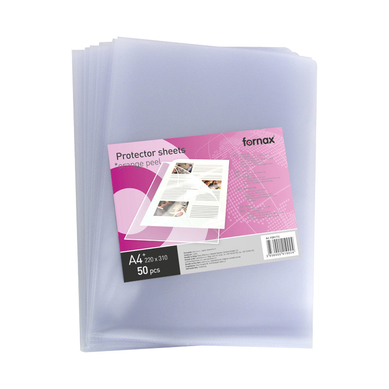 Fascikl PVC L   80 mic A4 mat FORNAX FOR1773 prozirni  50/1