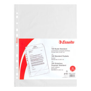 Fascikl PVC UR   55 mic A4 sjajni ESSELTE 560660 prozirni set 100/1
