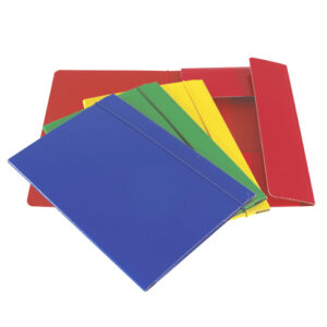Fascikl plastificirani klapna s gumicom A5 FORNAX sortirano