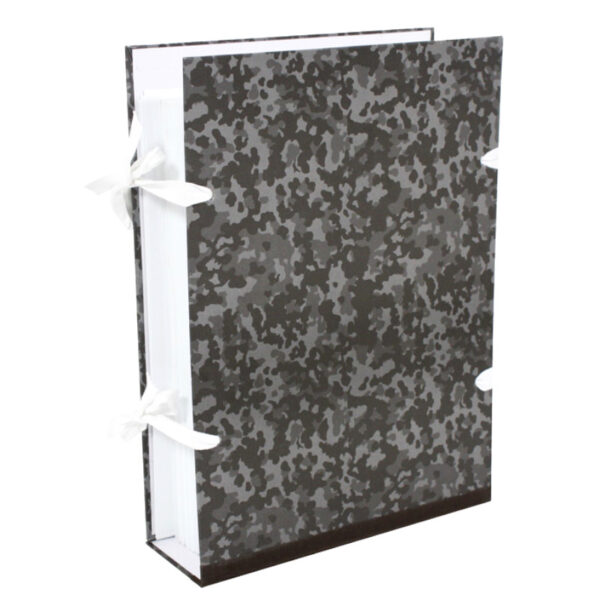 25493-10 Arhivska mapa 240x330 mm A4 vezica 120 cm kaširana marmorirana