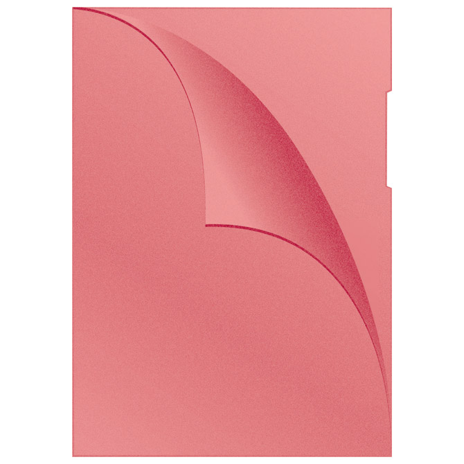 Fascikl PVC L 120 mic A4 mat  Q-Connect KF00306 crveni