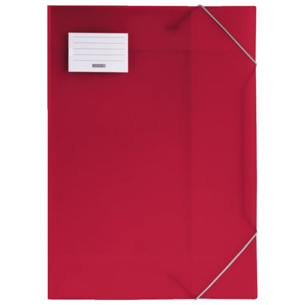 Fascikl plastificirani klapna s gumicom A3 BRUNNEN 10-47053 23 crveni