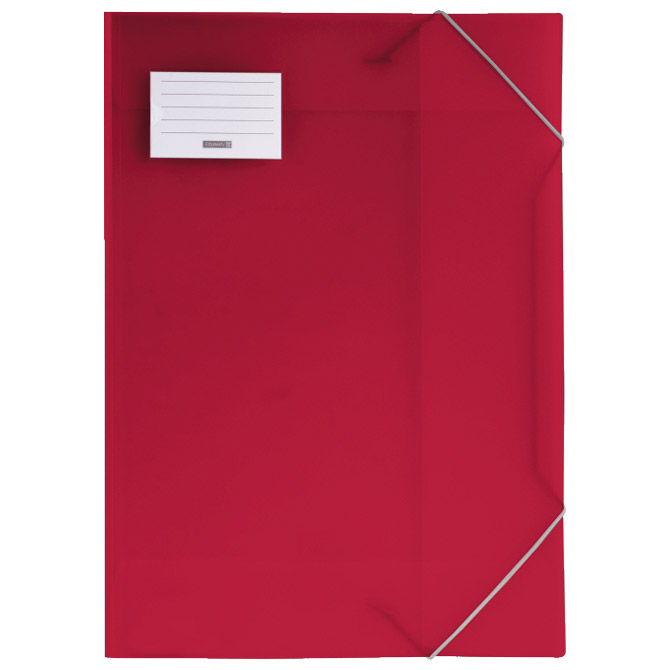 Fascikl plastificirani klapna s gumicom A3 BRUNNEN 10-47053 23 crveni