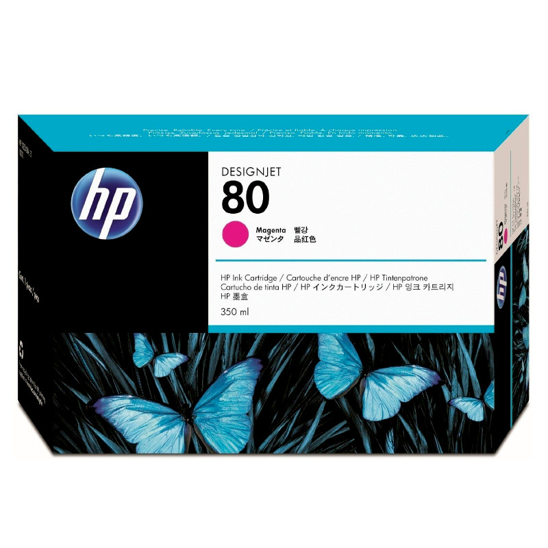 Tinta HP C4847A (1050/1055) No.80 magenta (350 ml)