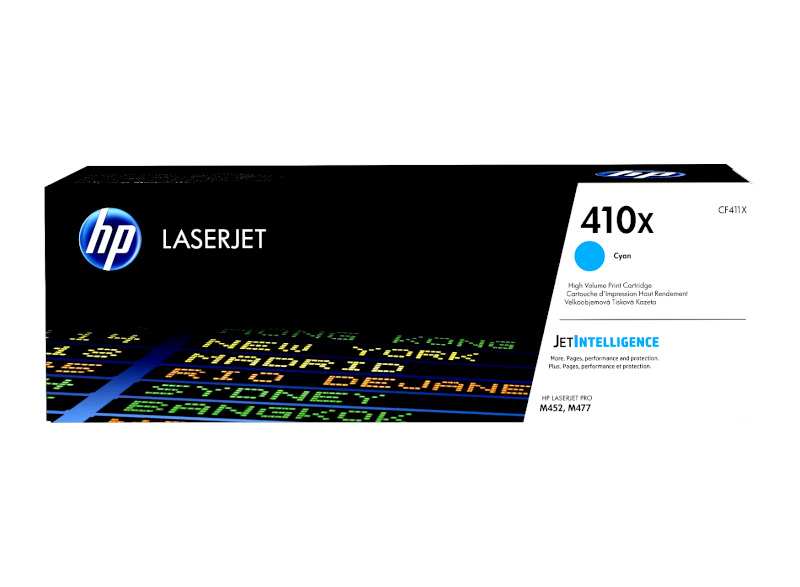 Toner HP CF411X (MFP M452/M477) cyan 5000 str. HP 410X