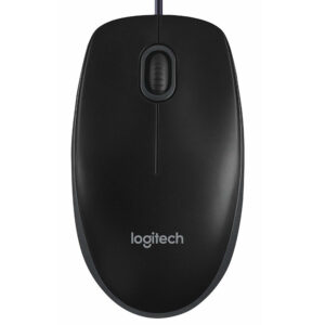 Miš žični optički LOGITECH B100 crni