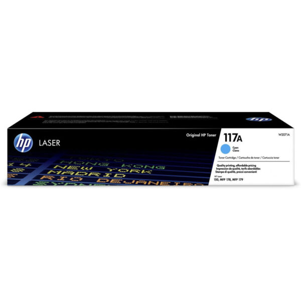 Toner HP W2071A (Color Laser 150a/nw/MFP 178nw/179fnw) cyan 700 str. HP 117A