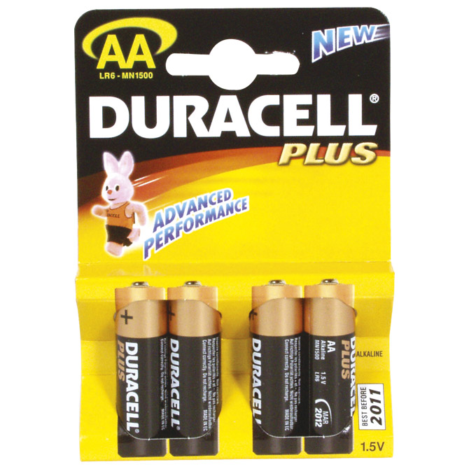 35806 Baterija alkalna  1,5V AA  LR6 DURACELL Basic MN1500 4/1