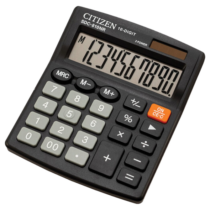 35830 Kalkulator komercijalni 10 mjesta CITIZEN SDC-810NR