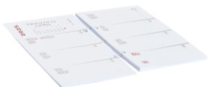 37883 Kalendar stolni - uložak standardne rupe - razmak od 7 cm TJEDNI 2025 TOBI