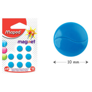 Magneti 10 mm okrugli MAPED 051100 sortirano 8/1
