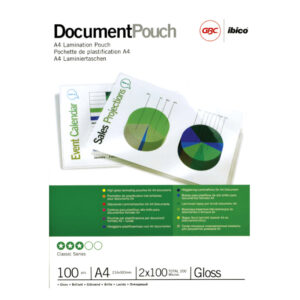 Folija za plastificiranje 100mic 216x303mm A4 sjajna 100/1