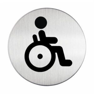 Slikovne oznake promjer 83 mm WC za invalide DURABLE 4906