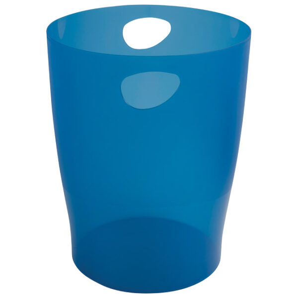 Koš za papir PP 15l Ecobin EXACOMPTA 45360D prozirno plavi
