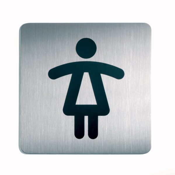 Slikovne oznake 150x150 mm WC ženski  DURABLE 4956