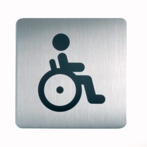 Slikovne oznake 150x150 mm WC za invalide DURABLE 4959