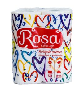 55035-11 Ručnik rola 2-slojni 23cm 2/1 ROSA K042 Extra soft