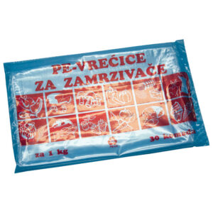 Kuhinja-vrećice za zamrzivač PE 1kg 30/1