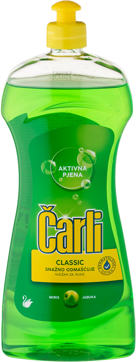 Kuhinja-sredstvo za ručno pranje suđa ČARLI  900 ml Classic jabuka