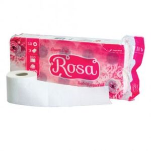 Toaletni papir - role 3-sl. 10/1  ROSA SUPER SOFT bijeli