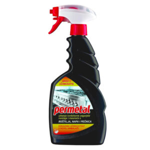 Kuhinja-sredstvo za čišćenje masnoće PERMETAL 650ml crni