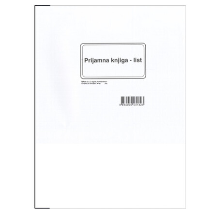 Obrazac PRIJAMNA KNJIGA za preporučene pošiljke P-3A - list A4