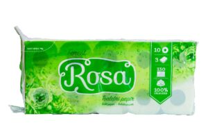 Toaletni papir - role 3-sl. 10/1  ROSA FOREST bijeli