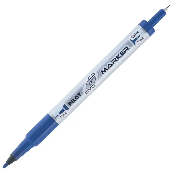16120 Flomaster permanentni s dva vrha PILOT twin marker SCA-TMCD-B 0,4i 0,7mm plavi