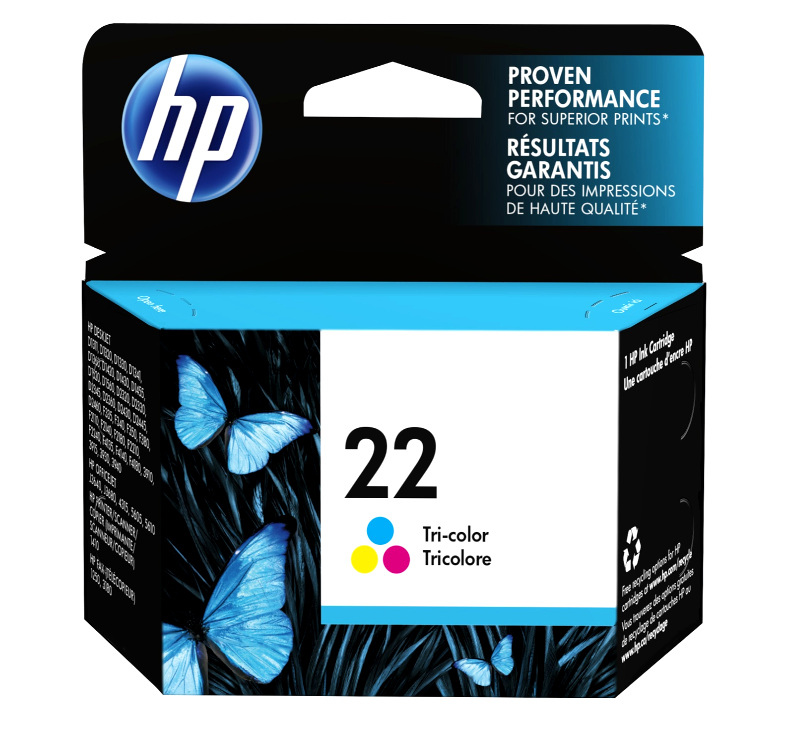 Tinta HP C9352AE (1360/1410/3920/3940/3960/2460) No.22  3-color 165 str. (5 ml)