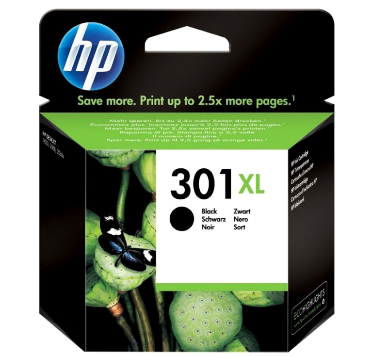Tinta HP CH563EE (DJ1050/2050) No.301XL black 480 str.