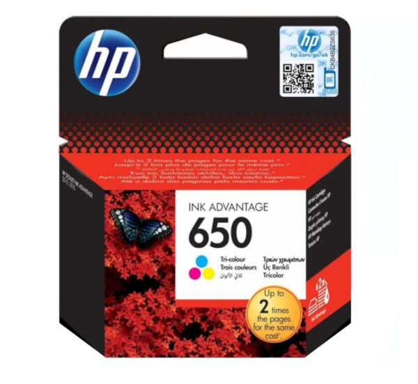 Tinta HP CZ102AE (DJ 2515/2545/3515) No. 650 3-color 200 str.