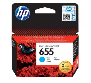 Tinta HP CZ110AE (DJ 3525,4625) No. 655 cyan 600 str.