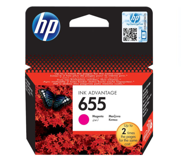 Tinta HP CZ111AE (DJ 3525,4625) No.655 magenta 600 str.
