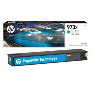 Tinta HP F6T81AE (PWP 452/477) No. 973X cyan 7000 str.