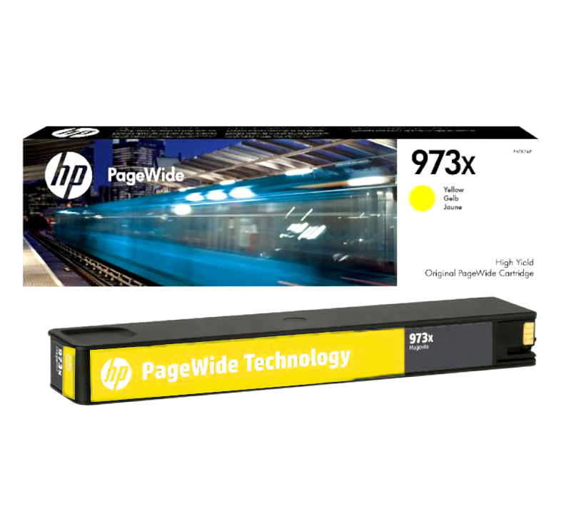Tinta HP F6T83AE (PWP 452/477) No. 973X yellow 7000 str.