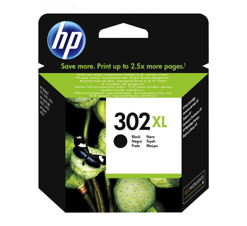 Tinta HP F6U68AE (HP DJ 1110/2130) No. 302XL black 480 str.