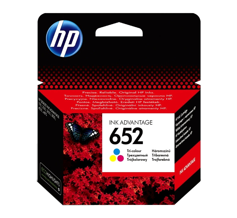 Tinta HP F6V24AE (2135,4535) No.652 3-color 200 str.