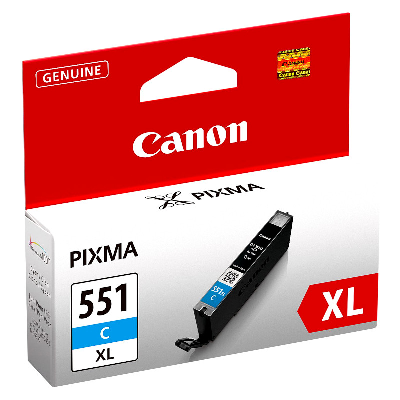 Tinta CANON CLI-551C XL (IP7250/5450) cyan